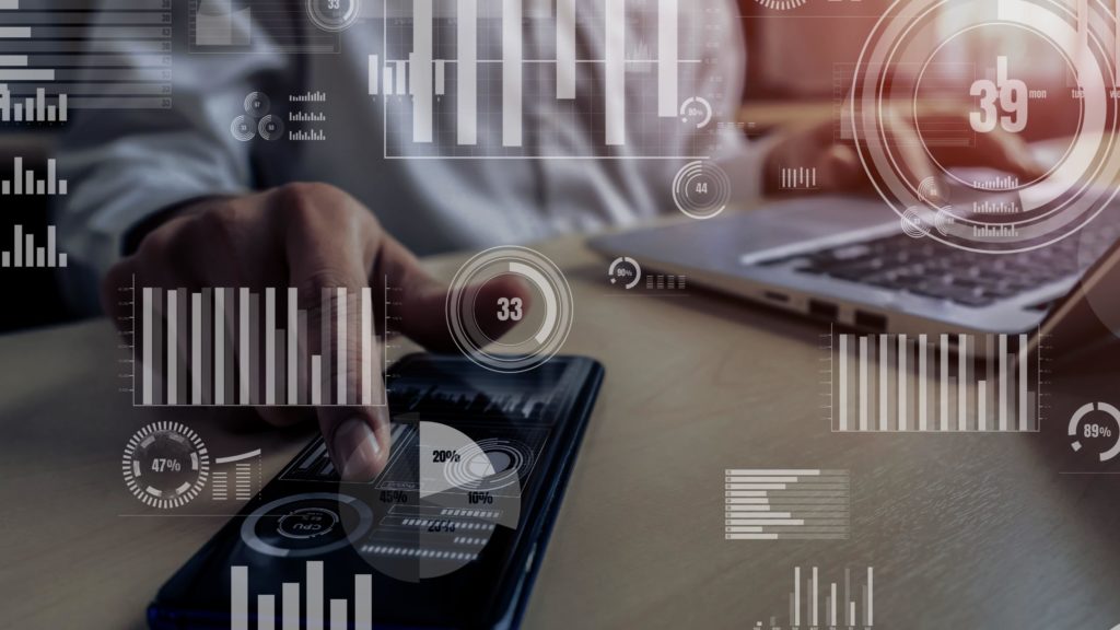 conceptual business dashboard financial data analysis min